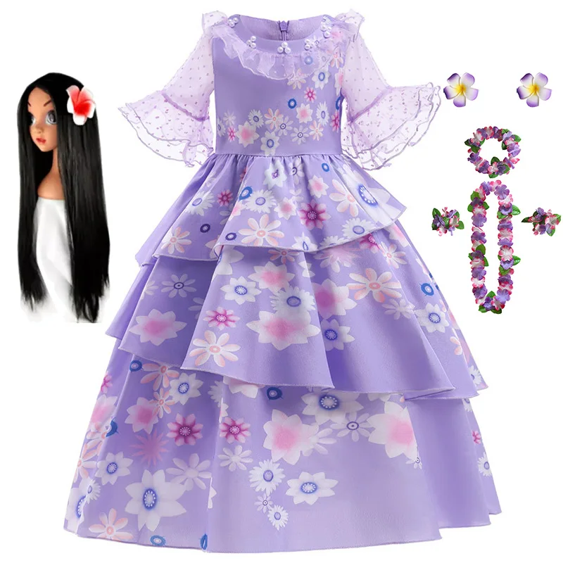 Kids Isabella Mirabel Cosplay Vestidos Gown Girl Encanto Princess Dress Children Halloween Birthday Party Carnival Roleplay Prom
Kids Isabella Mirabel Cosplay Vestidos Gown Girl Encanto Princess Dress Children Halloween Birthday Party Carnival Roleplay Prom