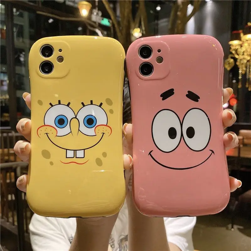 Cartoon SpongeBobs Best Friends face Phone Cases For iPhone 13 12 11 Pro Max XR XS MAX Back Y2k Girl Shockproof Soft Shell
Cartoon SpongeBobs Best Friends face Phone Cases For iPhone 13 12 11 Pro Max XR XS MAX Back Y2k Girl Shockproof Soft Shell
