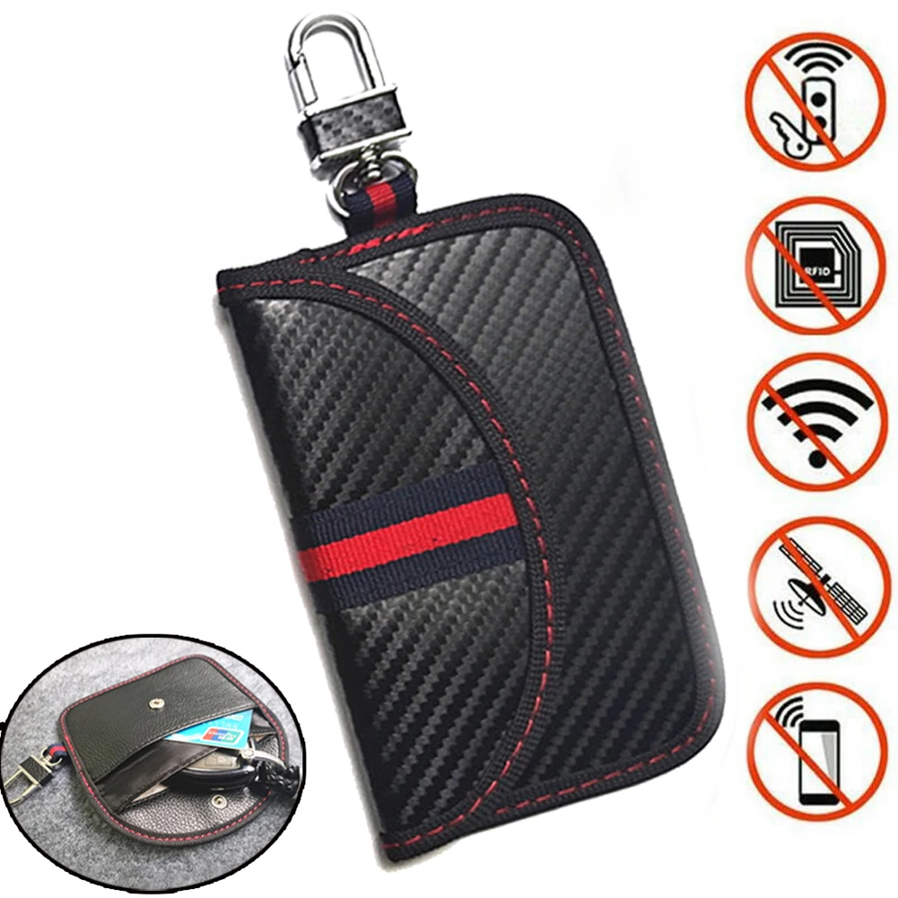 Faraday Pouch For Car Key Signal Blocker Pouch Fob Keyless RFID Blocking Pouch Bag Anti-Theft Remote Entry Smart Fobs Protection
Faraday Pouch For Car Key Signal Blocker Pouch Fob Keyless RFID Blocking Pouch Bag Anti-Theft Remote Entry Smart Fobs Protection