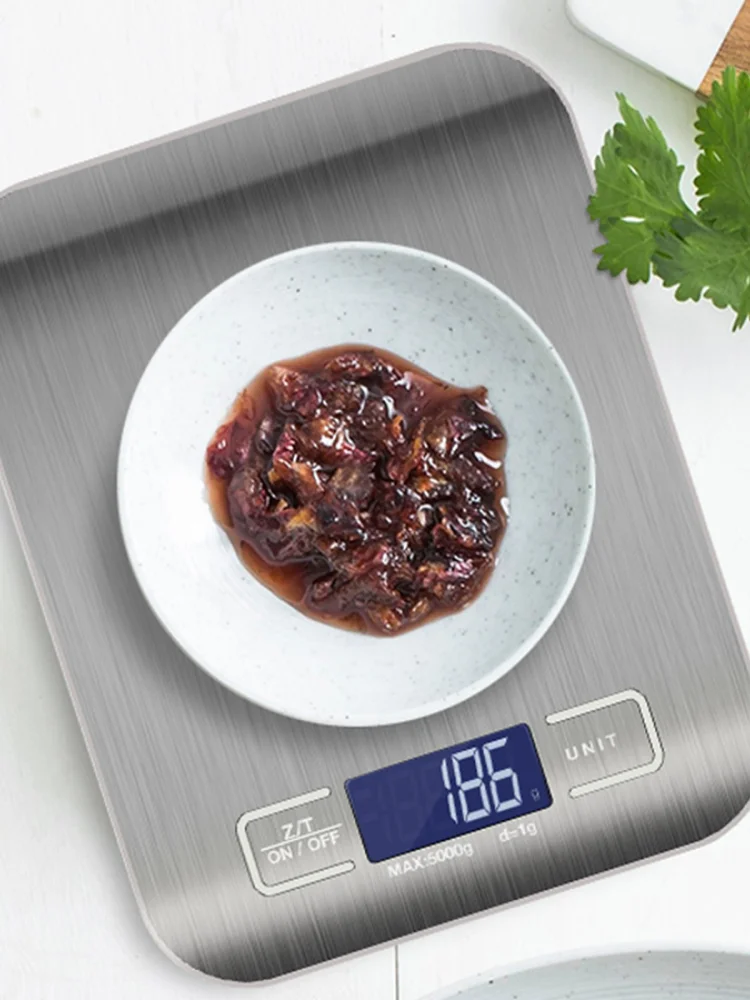 10kg Kitchen Scale Stainless Steel Weighing for Food Diet Postal Balance Measuring LCD Precision Electronic Scales
10kg Kitchen Scale Stainless Steel Weighing for Food Diet Postal Balance Measuring LCD Precision Electronic Scales
