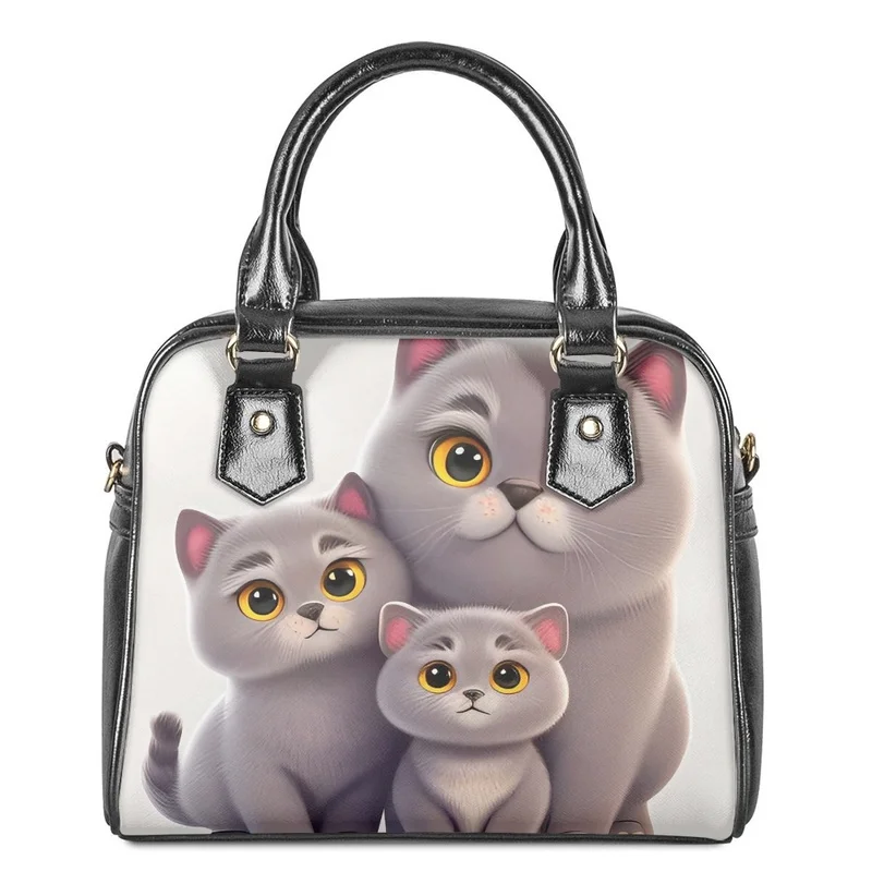 Yikeluo 2023 Fashion Cute Group Pet Animal Of The Printed PU Top Handle Women's Gothic Luxury One Shoulder Handbag
Yikeluo 2023 Fashion Cute Group Pet Animal Of The Printed PU Top Handle Women's Gothic Luxury One Shoulder Handbag