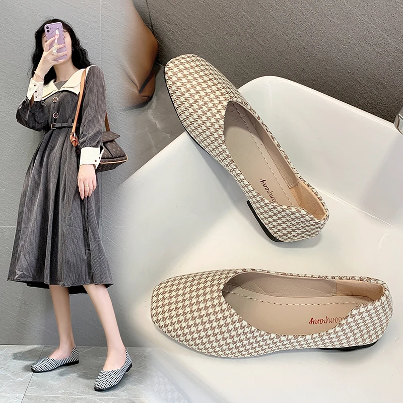 Spring Autumn Women Flats Paid Slip on Flat Shoes Woman Loafers Jacquard Fabric Boat Shoes Square Toe Shallow Casual Shoes 9427N
Spring Autumn Women Flats Paid Slip on Flat Shoes Woman Loafers Jacquard Fabric Boat Shoes Square Toe Shallow Casual Shoes 9427N