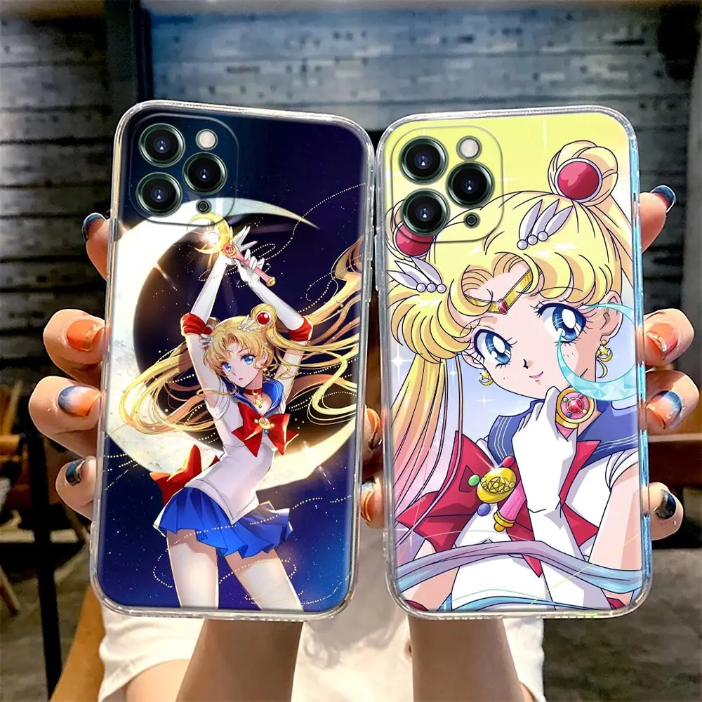 Japan Anime Phone Case For iPhone 11 12 13 Pro Max XR XS X 8 7 SE 2020 6 Plus Cute Clear Soft TPU Cover Cute Cartoon Sailor Moon
Japan Anime Phone Case For iPhone 11 12 13 Pro Max XR XS X 8 7 SE 2020 6 Plus Cute Clear Soft TPU Cover Cute Cartoon Sailor Moon