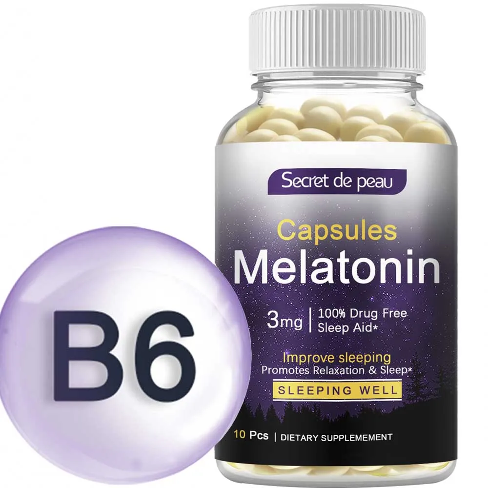 SDP 3 Mg Melatonin Capsules Improve Human Immunity Relieve Stress Help Deep Sleep Save Insomnia Melatonin Capsules Serum
SDP 3 Mg Melatonin Capsules Improve Human Immunity Relieve Stress Help Deep Sleep Save Insomnia Melatonin Capsules Serum