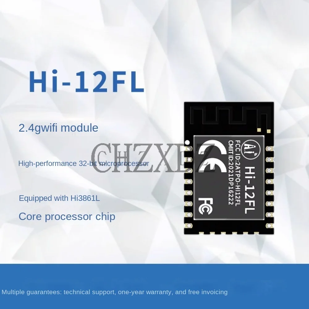 100% Original Ultra Low Power WiFi Module Equipped With Hi3861LBuilt-in Chip/PCB Onboard Antenna Hi-12FL Module
100% Original Ultra Low Power WiFi Module Equipped With Hi3861LBuilt-in Chip/PCB Onboard Antenna Hi-12FL Module