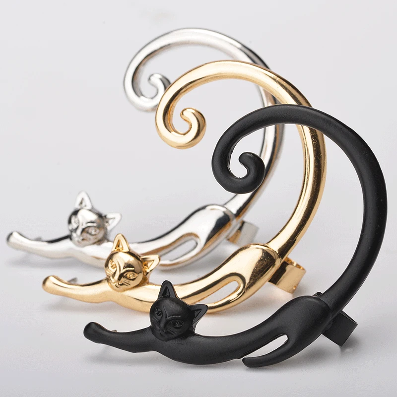 3D Gothic Cat Ear Clips Geometric Party Gifts Steel Women's Earrings Luxury Jewelry 2022
3D Gothic Cat Ear Clips Geometric Party Gifts Steel Women's Earrings Luxury Jewelry 2022