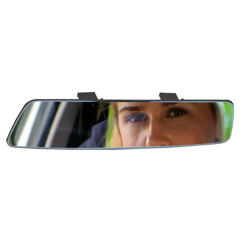 

Anti-Glare Blue Rearview Mirror Clip-On Wide Angles Rear View Mirrors Panoramic Wide Angle Rearview Mirrors Minimize Blind Spots
