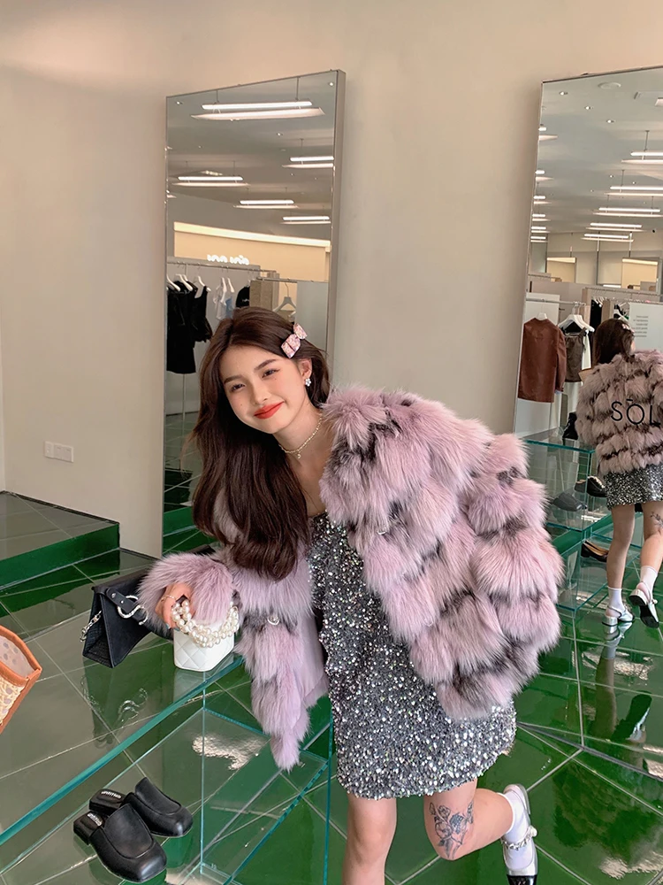 Crdifu "Perfume Lily" imported marble head hair fox fur coat female thin
Crdifu "Perfume Lily" imported marble head hair fox fur coat female thin