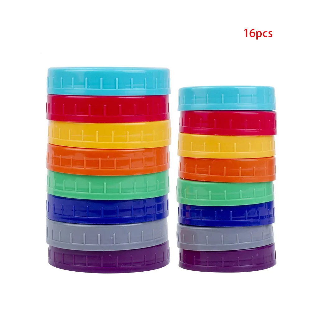 16Pcs Regular Wide Mouth Canning Jar Lids 70mm 86mm Plastic Storage Caps Leak-proof Sealing Cover
16Pcs Regular Wide Mouth Canning Jar Lids 70mm 86mm Plastic Storage Caps Leak-proof Sealing Cover
