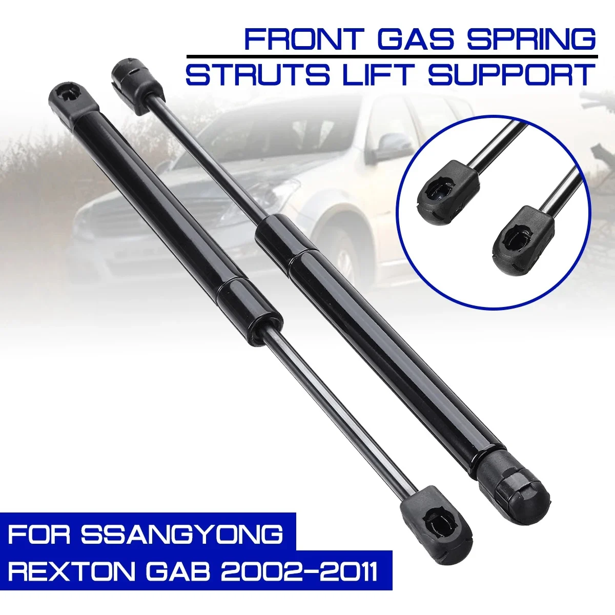 2Pcs Car Front Engine Cover Bonnet Hood Lift Struts Support Shock Gas Cylinder Set for SSANGYONG REXTON GAB 2002-2011
2Pcs Car Front Engine Cover Bonnet Hood Lift Struts Support Shock Gas Cylinder Set for SSANGYONG REXTON GAB 2002-2011