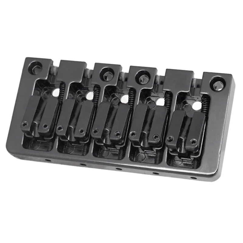 5 String Flip Fine-Tuning Guitar Saddle Bridge Pull String Plate for 5 String Electric Bass Guitar Accessories Black
5 String Flip Fine-Tuning Guitar Saddle Bridge Pull String Plate for 5 String Electric Bass Guitar Accessories Black