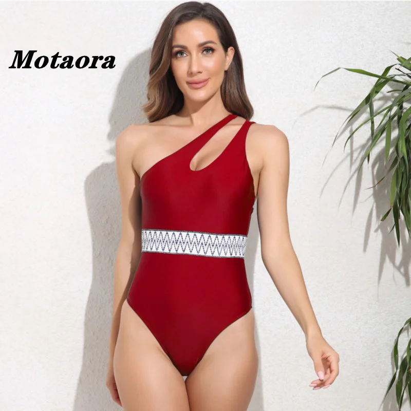 One Piece Patchwork Swimwear Women High Quality Plus Size Bathing Suit New Solid Color Swimsuit One Should Weave Belt Bikini Set
One Piece Patchwork Swimwear Women High Quality Plus Size Bathing Suit New Solid Color Swimsuit One Should Weave Belt Bikini Set