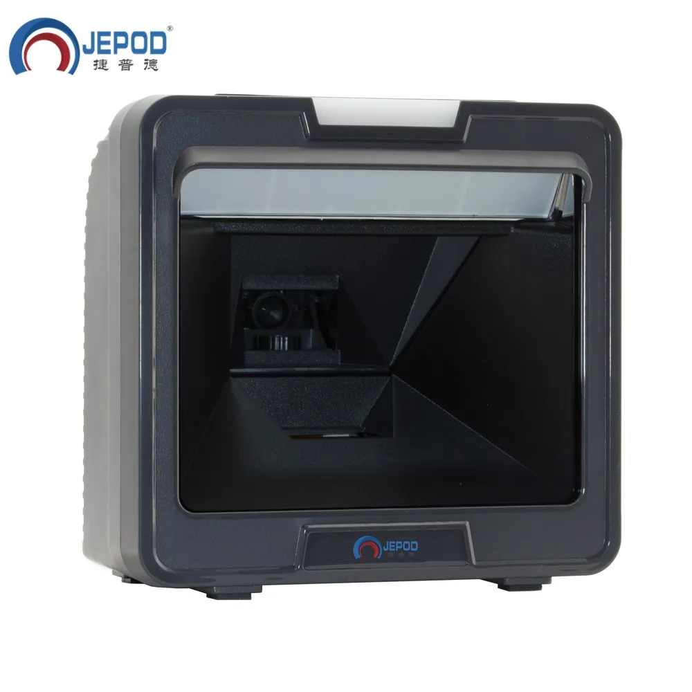 JEPOD JP-OM8 High Speed Automatic 2D Flatbed Desktop Omnidirectional Bar Code Reader Screen Code Scanning Barcode Scanner
JEPOD JP-OM8 High Speed Automatic 2D Flatbed Desktop Omnidirectional Bar Code Reader Screen Code Scanning Barcode Scanner
