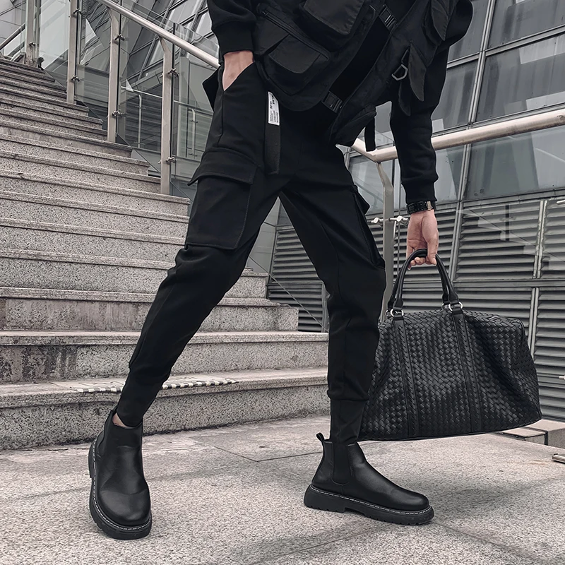 Autumn Winter Thick Side Pockets Cargo Pants For Men Clothing 2023 Simple Slim Fit Casual Black Joggers Trousers Male Streetwear
Autumn Winter Thick Side Pockets Cargo Pants For Men Clothing 2023 Simple Slim Fit Casual Black Joggers Trousers Male Streetwear