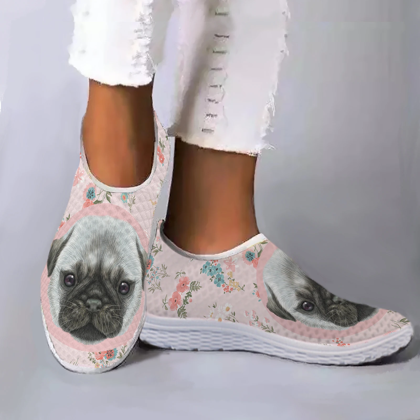INSTANTARTS Gray Border Terrier Floral Print Lightweight And Breathable Summer Mesh ShoesPet Dog Print Home Shoes Casual Shoes
INSTANTARTS Gray Border Terrier Floral Print Lightweight And Breathable Summer Mesh ShoesPet Dog Print Home Shoes Casual Shoes