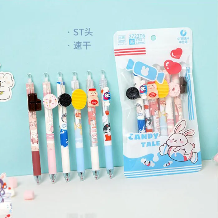 36 pcs/lot Kawaii Animal Snack Gel Pen Set Cute 0.5mm Black Ink Signature Pens Gift Stationery Office School Supplies wholesale
36 pcs/lot Kawaii Animal Snack Gel Pen Set Cute 0.5mm Black Ink Signature Pens Gift Stationery Office School Supplies wholesale
