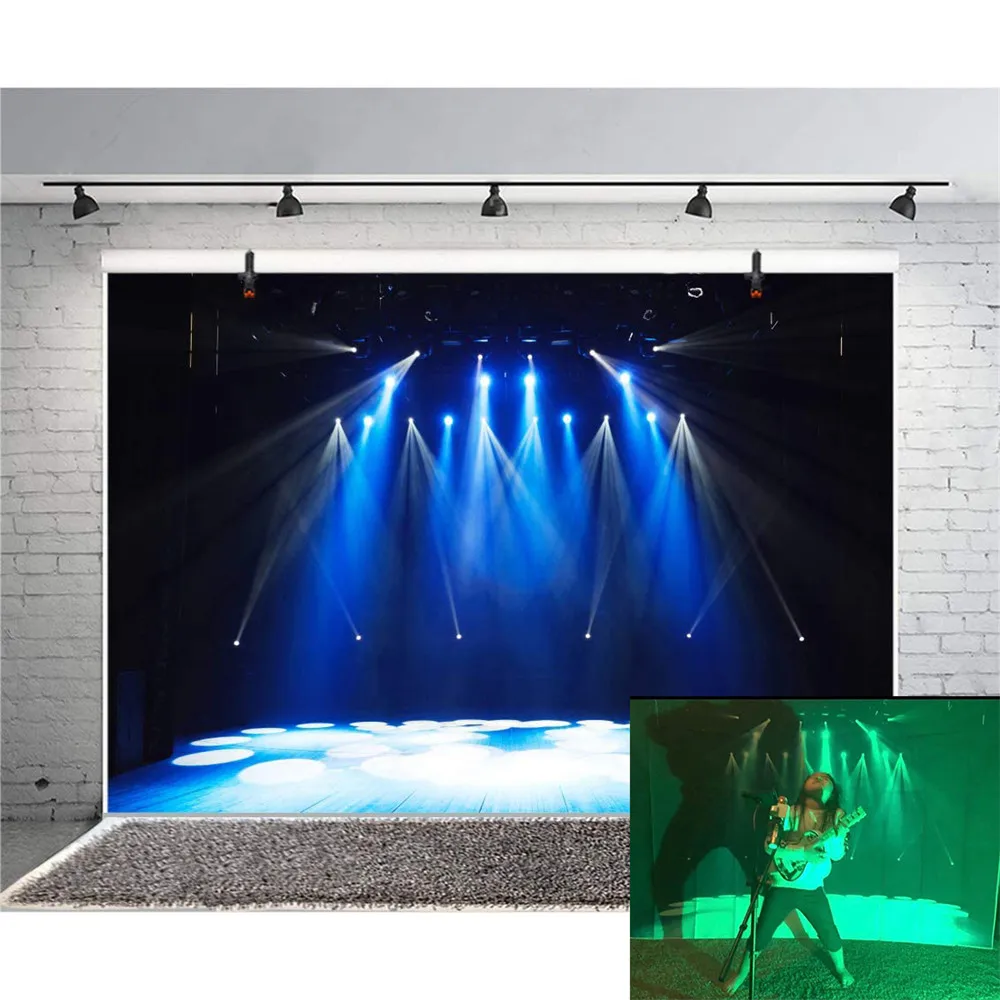 Stage Concert Backdrop Night Show Disco Party Club Spotlight Lights Background for Photography Photo Booth Video Shooting Studio
Stage Concert Backdrop Night Show Disco Party Club Spotlight Lights Background for Photography Photo Booth Video Shooting Studio
