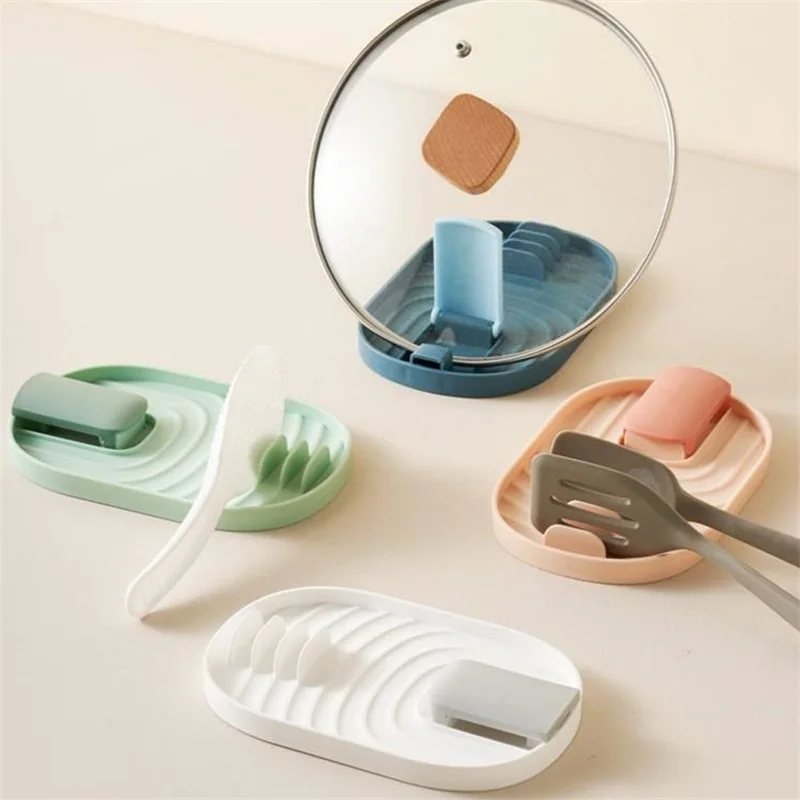 Kitchen Spoon Holders Fork Spatula Rack Shelf Organizer Plastic Spoon Rest Chopsticks Holder Non-slip Spoons Pad Accessories
Kitchen Spoon Holders Fork Spatula Rack Shelf Organizer Plastic Spoon Rest Chopsticks Holder Non-slip Spoons Pad Accessories