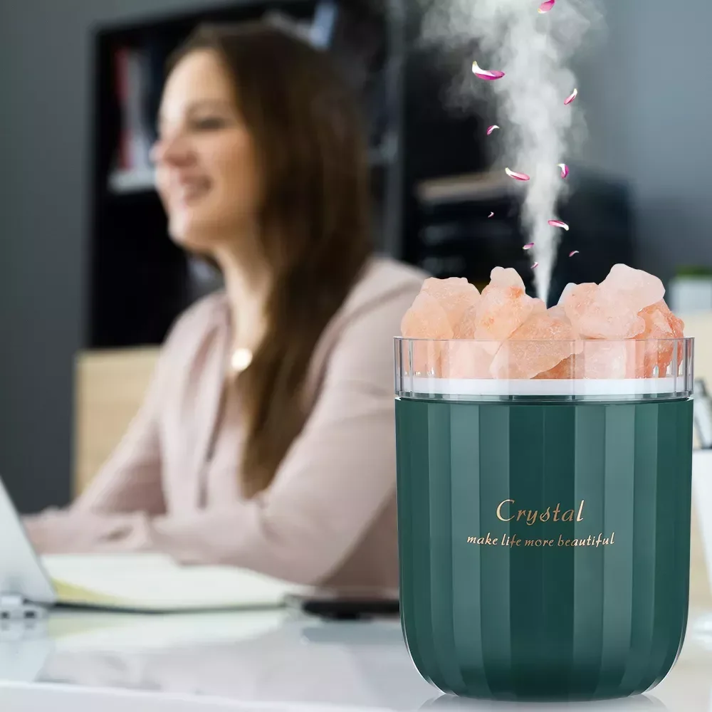 NEW2023 Humidifier Crystal Salt Stone Mist Humidifier Colorful Light Portable USB Essential Oil Diffuser Aromatherapy Humidifica
NEW2023 Humidifier Crystal Salt Stone Mist Humidifier Colorful Light Portable USB Essential Oil Diffuser Aromatherapy Humidifica