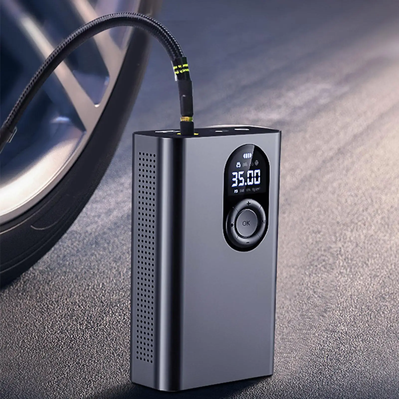 Portable Electric Tire Inflator Automatic Pressure Rechargeable Digital Display Car Air Compressor Fit for Motorcycle Balls
Portable Electric Tire Inflator Automatic Pressure Rechargeable Digital Display Car Air Compressor Fit for Motorcycle Balls