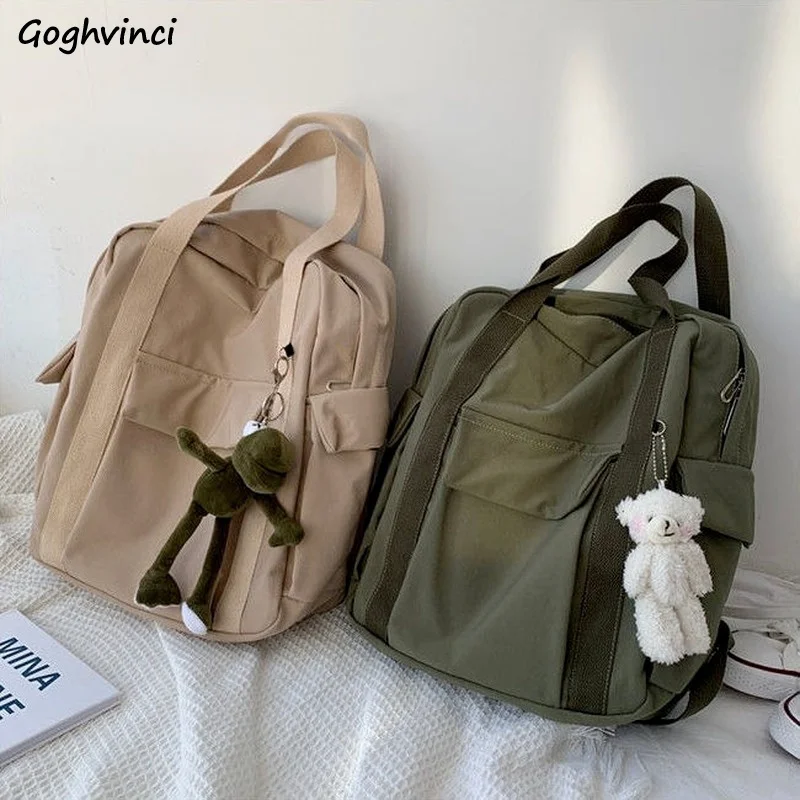 Backpacks Women Korean Style Harajuku Multifunction Travel Large Capacity Backpack Retro Solid Waterproof Bag Students Preppy
Backpacks Women Korean Style Harajuku Multifunction Travel Large Capacity Backpack Retro Solid Waterproof Bag Students Preppy
