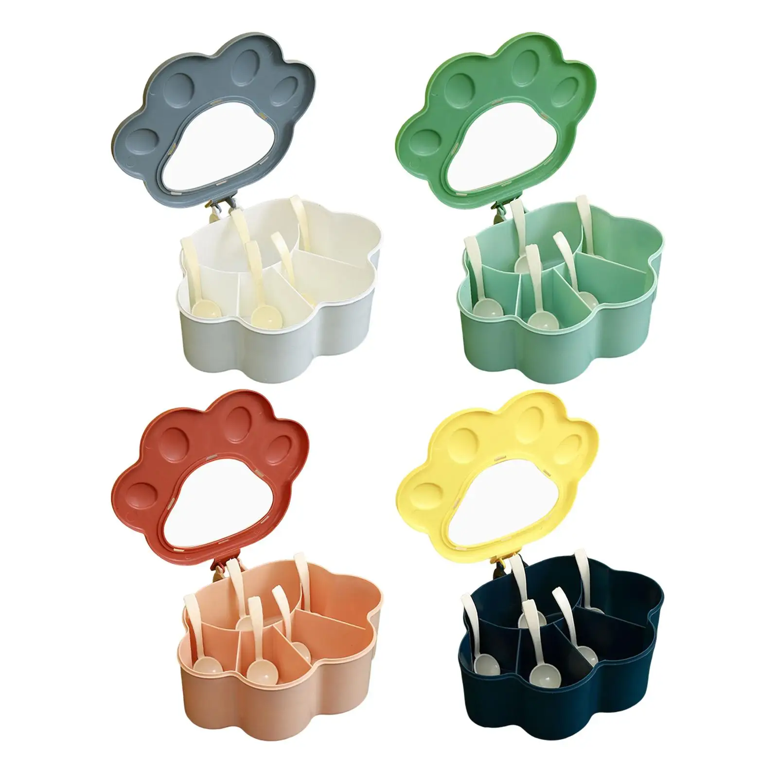 Spice Storage Box 5 Compartments Closed Storage for Home Kitchen for Home
Spice Storage Box 5 Compartments Closed Storage for Home Kitchen for Home