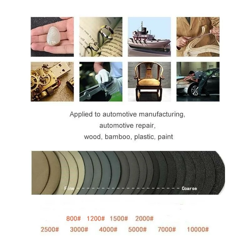 Power Tools Sanding Disc Home Tool Grinding Parts Sandpaper Silicon Carbide Wet Dry Wheel 3inch 800-10000 Grit
Power Tools Sanding Disc Home Tool Grinding Parts Sandpaper Silicon Carbide Wet Dry Wheel 3inch 800-10000 Grit