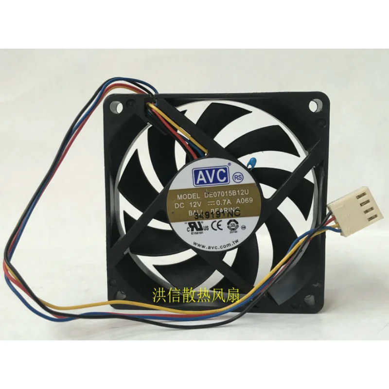 Новый Вентилятор Охлаждения AVC 7015 DE07015B12U 12 В 0,70 а 7 см охлаждающий вентилятор AMD с контролем температуры 70x70x15 мм
Новый Вентилятор Охлаждения AVC 7015 DE07015B12U 12 В 0,70 а 7 см охлаждающий вентилятор AMD с контролем температуры 70x70x15 мм