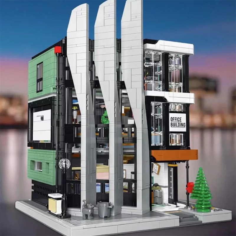 3828PCS 7702 Creative Expert Street View The Office with Lights Moc 21336 Modular Building Blocks House Model Bricks Boys Toys
3828PCS 7702 Creative Expert Street View The Office with Lights Moc 21336 Modular Building Blocks House Model Bricks Boys Toys