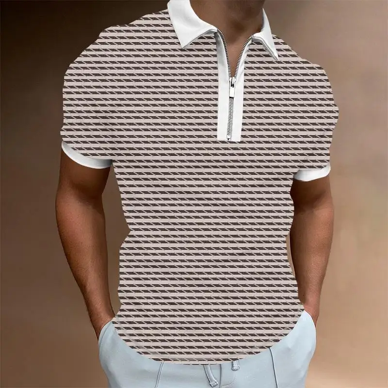 2022 New Men Polo Shirts Summer High Quality Casual Daily Short Sleeve Striped Mens Shirts Turn-Down Collar Male Clothing
2022 New Men Polo Shirts Summer High Quality Casual Daily Short Sleeve Striped Mens Shirts Turn-Down Collar Male Clothing