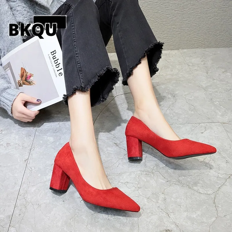 BKQU женские туфли на квадратном каблуке с острым носком, модные серые туфли на высоком каблуке из флока, кожаные черные туфли для вечеринки, б...
BKQU женские туфли на квадратном каблуке с острым носком, модные серые туфли на высоком каблуке из флока, кожаные черные туфли для вечеринки, б...
