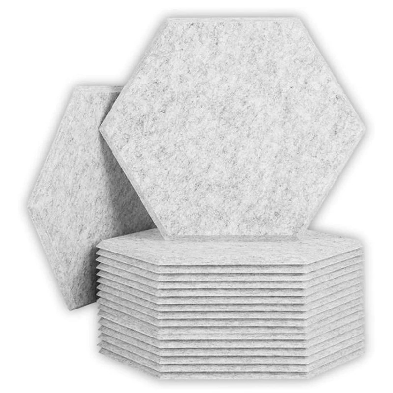18 Pack Acoustic Panels Sound Proof Padding,Hexagon Sound Dampening Panels for Home,Sound Insulation &Acoustic Treatment
18 Pack Acoustic Panels Sound Proof Padding,Hexagon Sound Dampening Panels for Home,Sound Insulation &Acoustic Treatment