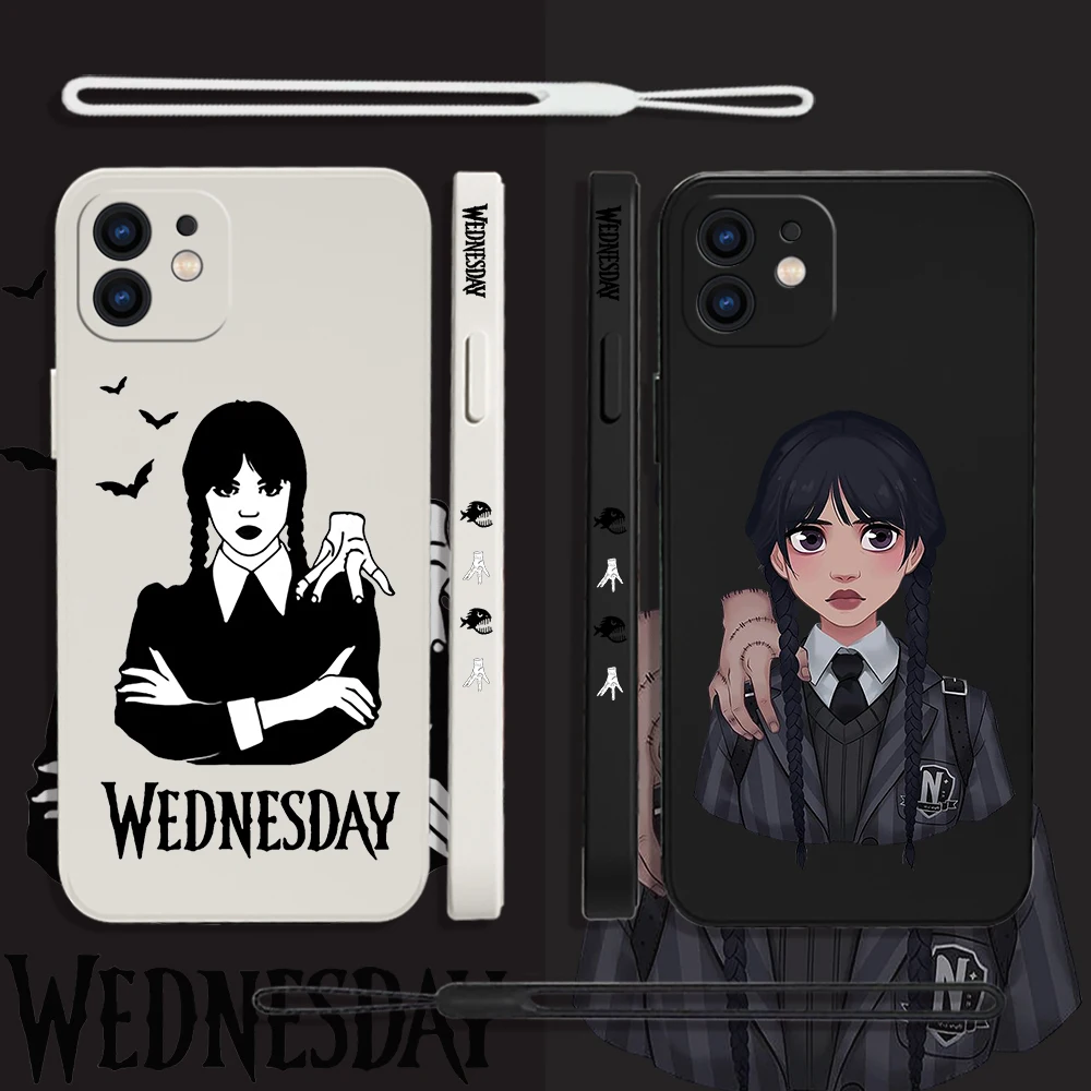 Wednesdays Addams Phone Case For Samsung A53 A50 A12 A52 A52S A51 A72 A71 A73 A81 A91 A32 A22 A20 A30 A21S 4G 5G with Hand Strap
Wednesdays Addams Phone Case For Samsung A53 A50 A12 A52 A52S A51 A72 A71 A73 A81 A91 A32 A22 A20 A30 A21S 4G 5G with Hand Strap