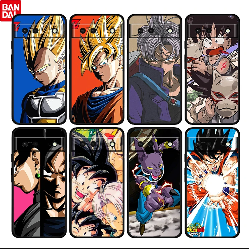 

Dragon Ball Son Goku Boys Shockproof Cover For Google Pixel 6 6A 5 4 5A 4A XL Pro 5G Fundas TPU Soft Black Phone Case Cover Capa