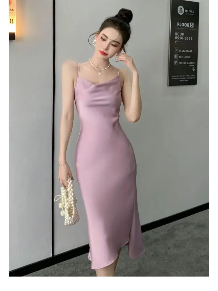 New Women Summer Midi Dress Spaghetti Strap Sexy Bodycon Elegant Party Prom One Piece Clothes Vestidos
New Women Summer Midi Dress Spaghetti Strap Sexy Bodycon Elegant Party Prom One Piece Clothes Vestidos