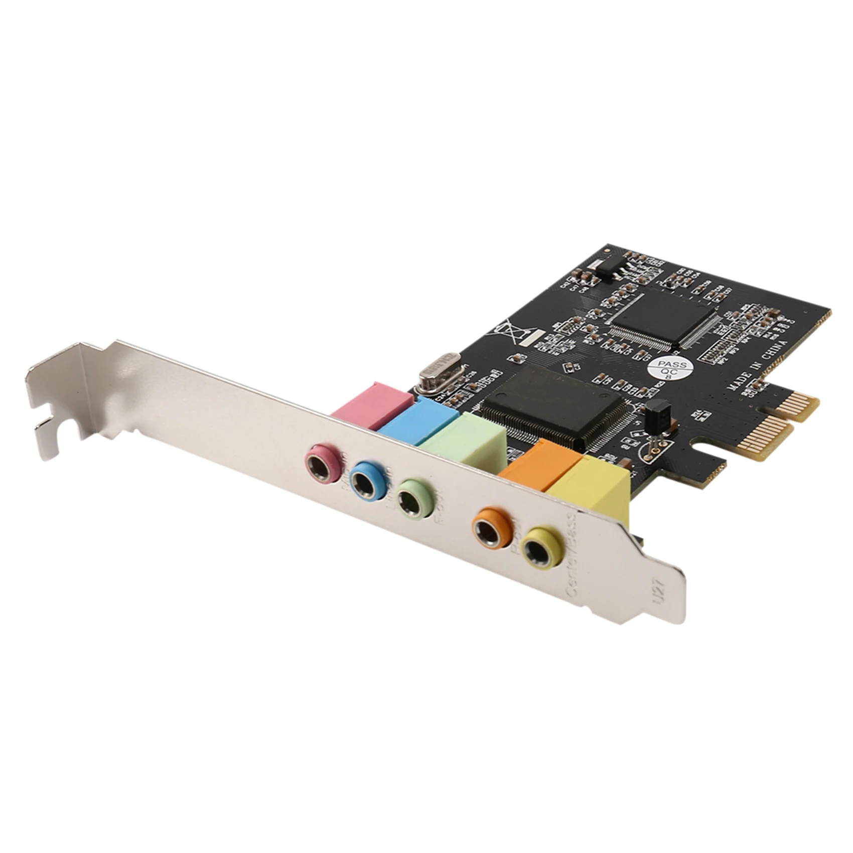 Звуковая карта PCIe PCI-E X1 CMI8738, чип, 32/64 бит, звуковая карта, стерео, 5,1 каналов, настольная Встроенная звуковая карта для ПК
Звуковая карта PCIe PCI-E X1 CMI8738, чип, 32/64 бит, звуковая карта, стерео, 5,1 каналов, настольная Встроенная звуковая карта для ПК