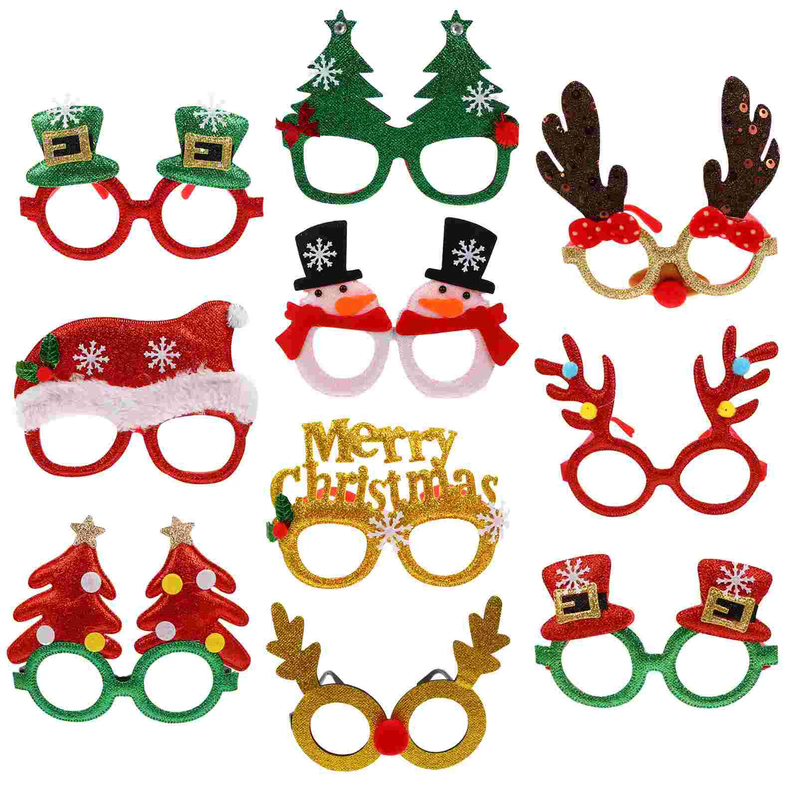 Christmas Glasses Partykids Eyeglasses Favors Frame Stocking Stuffers Props Photo Fun Adult Sunglasses Novelty Costume Funny 
Christmas Glasses Partykids Eyeglasses Favors Frame Stocking Stuffers Props Photo Fun Adult Sunglasses Novelty Costume Funny