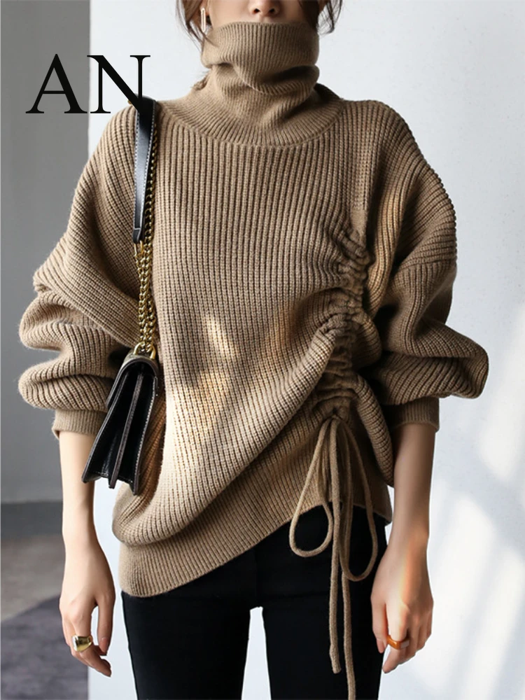 Fashion Woman Blouses 2022 Autumn and Winter New Loose Lazy Wind Turtleneck Wear Retro Thick Sweaters Long Sleeve Top Sweaters
Fashion Woman Blouses 2022 Autumn and Winter New Loose Lazy Wind Turtleneck Wear Retro Thick Sweaters Long Sleeve Top Sweaters