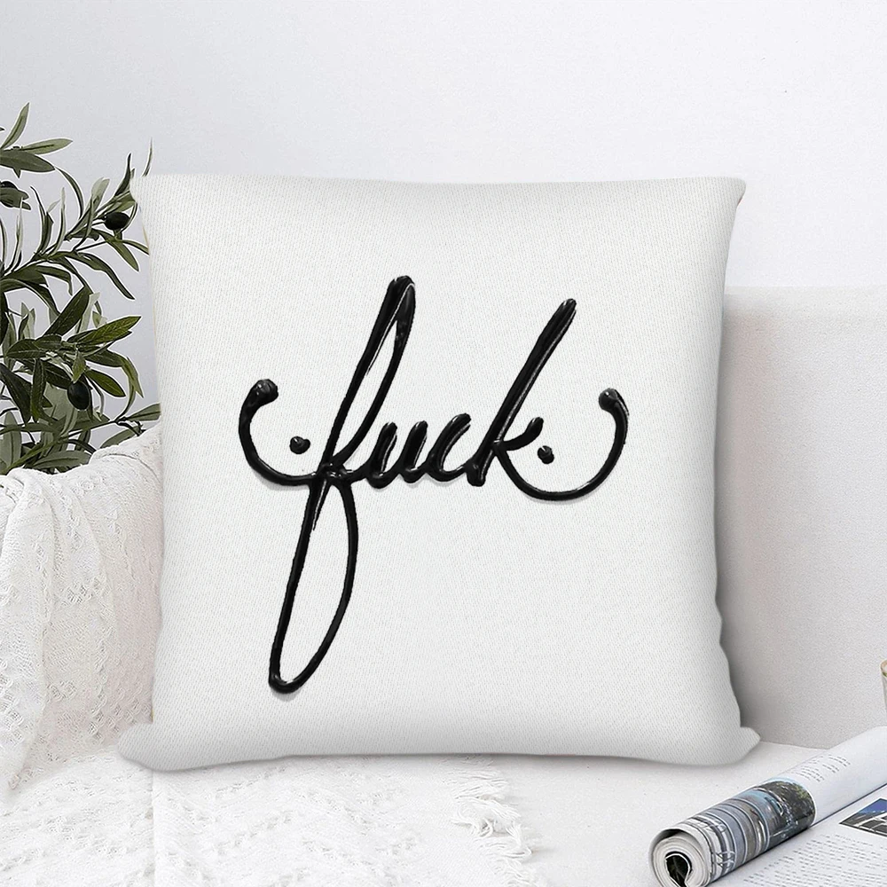 Cursive Curse Polyester Pillow Cover Decorative Pillows for Sofa Bedroom Pillow Cases Home Decor Cushion Covers 45*45cm
Cursive Curse Polyester Pillow Cover Decorative Pillows for Sofa Bedroom Pillow Cases Home Decor Cushion Covers 45*45cm