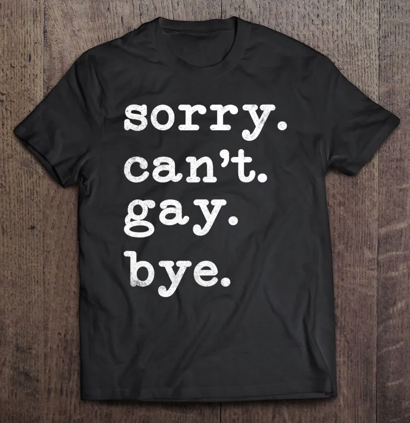 Извините, я не могу быть геев, пока, футболки для взрослых лесбиянок, геев, прайдов, футболка, Мужская одежда, футболка, женская футболка, мужс... 
Извините, я не могу быть геев, пока, футболки для взрослых лесбиянок, геев, прайдов, футболка, Мужская одежда, футболка, женская футболка, мужс...