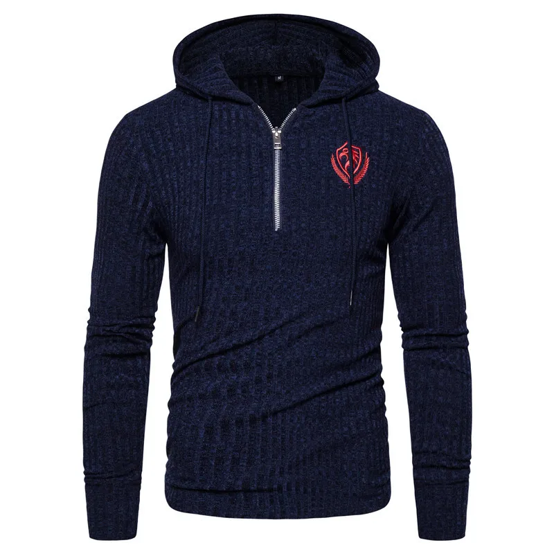 2022SS Men's Kintted Hoodies Casual Sweater with Hood Stretch Sweatshirt Solid Color Embroidery Badge Zipper Collar Men Clothes
2022SS Men's Kintted Hoodies Casual Sweater with Hood Stretch Sweatshirt Solid Color Embroidery Badge Zipper Collar Men Clothes