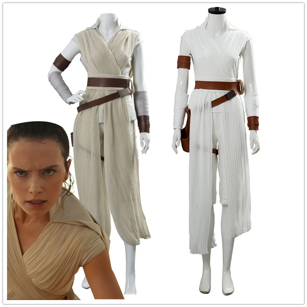 Fast Delivery Star Cosplay Skywalker Rey Cosplay Costume Adult Outfit Dress Suit Uniform Halloween Carnival Costume for Women
Fast Delivery Star Cosplay Skywalker Rey Cosplay Costume Adult Outfit Dress Suit Uniform Halloween Carnival Costume for Women