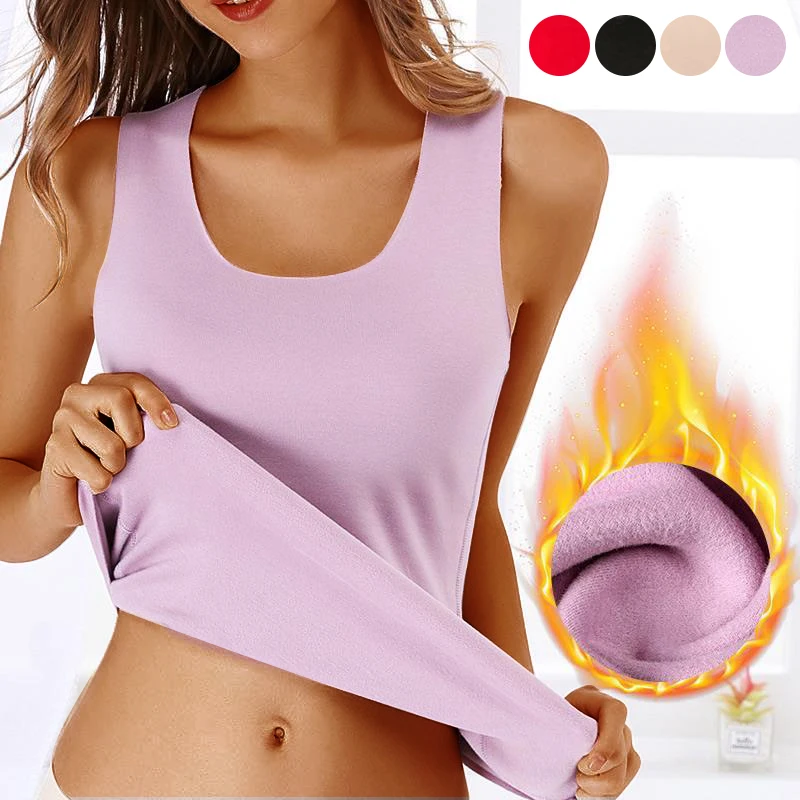 2022 Winter Sexy Thermal Vest Sleeveless Underwear Seamless Velvet Fleece Warm Winter Undershirt Body Tops U Neck Slim Lingerie
2022 Winter Sexy Thermal Vest Sleeveless Underwear Seamless Velvet Fleece Warm Winter Undershirt Body Tops U Neck Slim Lingerie