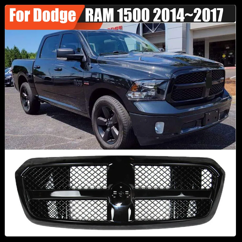Racing Grills Decoration Car Front Grid Racing Grills ABS Gloss Black Bumper Grille For Dodge RAM 1500 2014~2017
Racing Grills Decoration Car Front Grid Racing Grills ABS Gloss Black Bumper Grille For Dodge RAM 1500 2014~2017