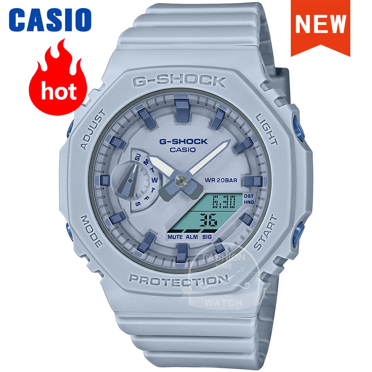

Casio watch for men g shock Farmer's Oak Unisex Multifunction Electronic Watch Outdoor Sports Waterproof reloj hombre GMA-S2100