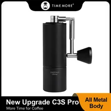 TIMEMORE Upgrade Manual Coffee Grinder C3s PRO Professional S2C 660 Stainless Steel Burrs Coffee Beans Grinder