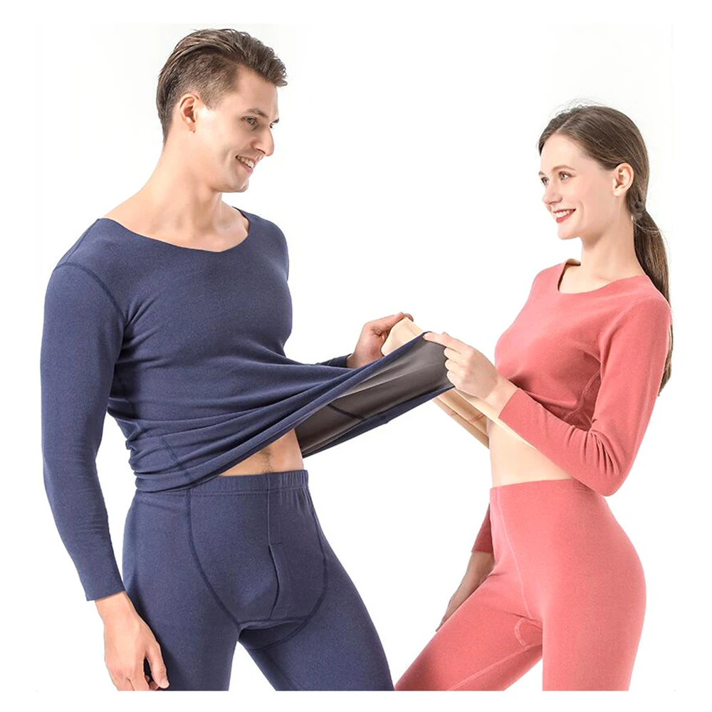 Autumn Winter Men Women Thermal Underwear Set Micro Fleece Warm Long Plus Size 2Pcs Pajamas Couple Lingerie Suit Clothing
Autumn Winter Men Women Thermal Underwear Set Micro Fleece Warm Long Plus Size 2Pcs Pajamas Couple Lingerie Suit Clothing