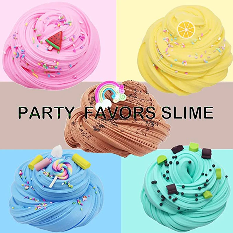 5 Packs 70ml Butter Slime Fluffy Kit Birthday Gifts Slime For Kids Girls Boys Slime Set Non Sticky Super Soft Polymer Clay Toys
5 Packs 70ml Butter Slime Fluffy Kit Birthday Gifts Slime For Kids Girls Boys Slime Set Non Sticky Super Soft Polymer Clay Toys