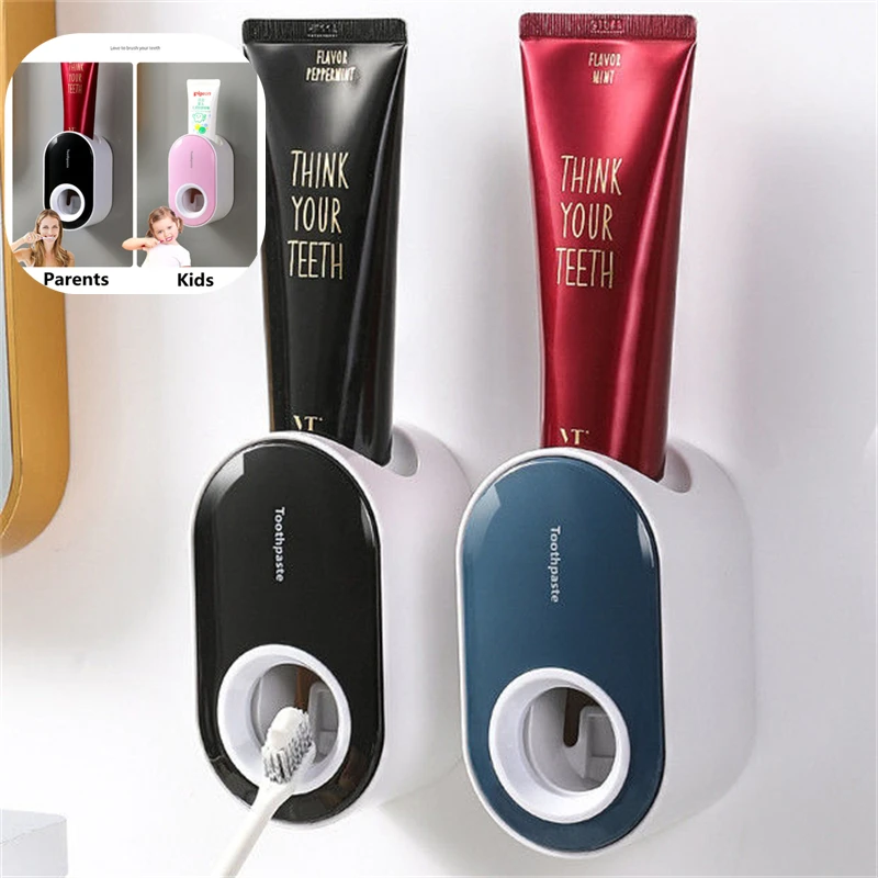 Modern Toothpaste Dispenser Wall-Mounted Adult Kids Automatic Toothpaste Squeezer Toothpaste Holder For Hole-Free Wall Hanging
Modern Toothpaste Dispenser Wall-Mounted Adult Kids Automatic Toothpaste Squeezer Toothpaste Holder For Hole-Free Wall Hanging