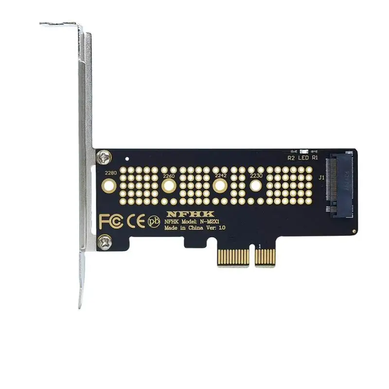 Адаптер M.2 NVMe SSD на PCIE 3,0 X1 X4 X16, карта интерфейса M Key, поддержка PCI Express 3,0 2230 2242 2260 2280, размер M.2 NVME SSD
Адаптер M.2 NVMe SSD на PCIE 3,0 X1 X4 X16, карта интерфейса M Key, поддержка PCI Express 3,0 2230 2242 2260 2280, размер M.2 NVME SSD